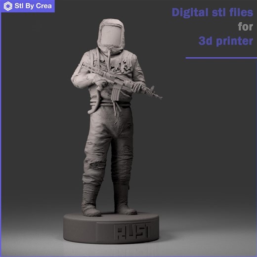 Rust Hazmat Suit 2 STL 3D Model for 3D Printing - Etsy