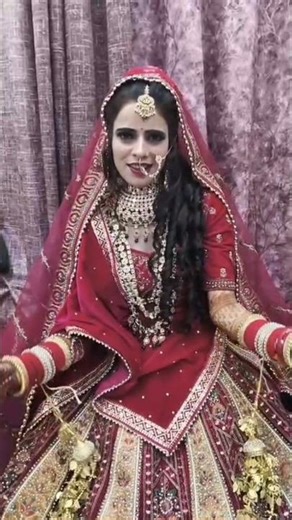 Bridalmakeup transformation 🥰 #Bridalmakeuptutorial#Makeup#