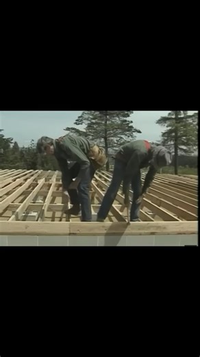 Watch Larry Haun expertly nail blocks and joists with precision!#carpentry #larryhaun #building #construction #diy | Old Hand Crafts