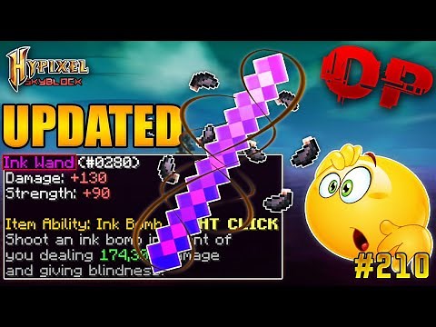NEW UPDATED Ink Wand Is AMAZING | Hypixel Skyblock - Minecraft EP. 210