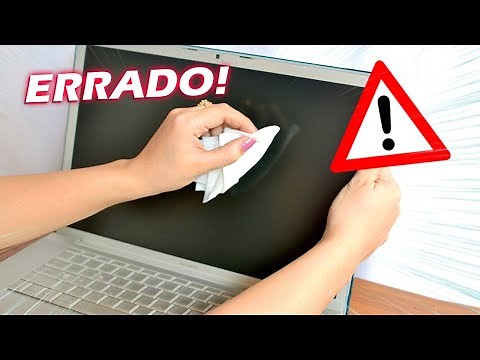 Como Limpar a Tela do Notebook Corretamente
