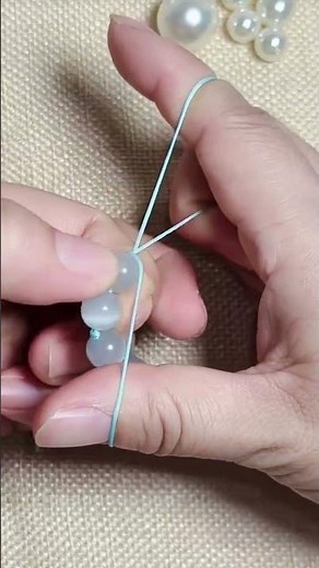 How to Tie Perfect Knots Between Beads | Easy Bracelet Making Hack