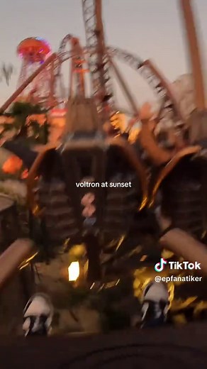 Voltron at Sunset in Europa-Park: A Rollercoaster Ride