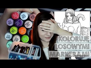 WYZWANIE! - KOLOROWANIE PRZYPADKOWYMI MARKERAMI