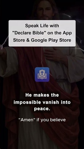Join 100k+ Christians speaking life with "Declare Bible" app