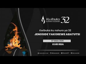 ⚪LIVE: Kwibuka ku nshuro ya 32 Jenoside yakorewe Abatutsi | Tariki 7 Mata 2026