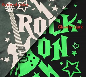 [Hot Item] Glow in The Dark Heat Transfer Vinyl Sheets Luminescent Film for T-Shirts