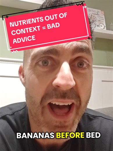We’ve been doing this for decades. Take one nutrient. Ignore the rest of the food. Make a health claim. Bananas before bed are just one example. Yes, they contain potassium and magnesium — but they also deliver a sugar spike that disrupts insulin and melatonin. When you ignore metabolic context, outcomes change — often for the worse. Nutrition isn’t about isolated nutrients. It’s about how food behaves in the body. #NutritionMyths #MetabolicHealth #BloodSugar #Insulin #SleepHealth