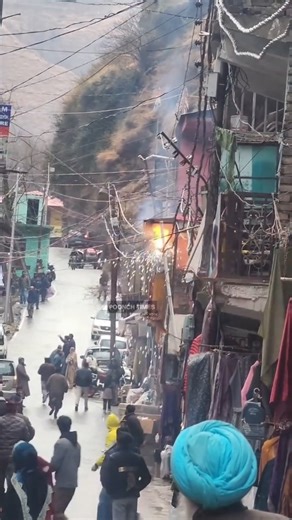 POONCH TIMES | Newly installed Electricity transmission line (Cable) in Mandi town suddenly caught fire due to which main town is in darkness. Locals... | Instagram