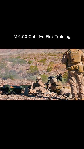 26 reactions | Marines Fire the M2 .50 Cal During Live-Fire Training...