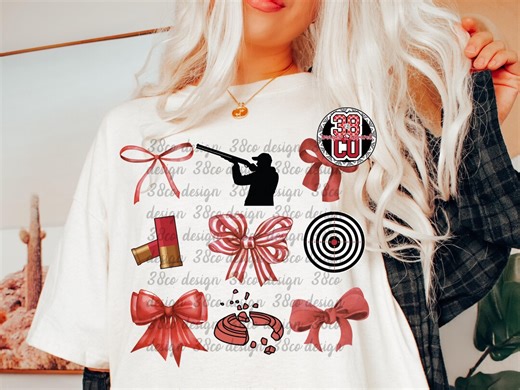 Red Skeet Shooting Coquette Png, Clay Pigeon Png, Sport Shooting Png, Shooting Target Png, Target Shooting, Coquette Bows - Etsy