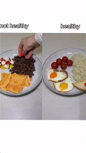 The Insane Calorie Gap: Junk Plate vs. Healthy Plate 🤯