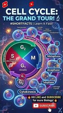 Cell Cycle Explained | G1 G0 S G2 & M Phase | NEET Biology l Cell Cycle Animation l Cell BIOLOGY