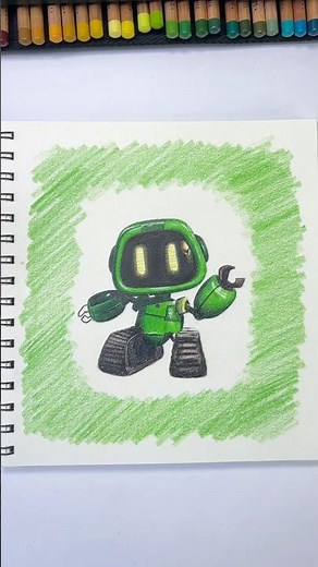 Drawing - Boogie Bot from Poppy Playtime 5/10