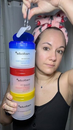 Medicube toner pads how to use. 🔗s in bio #ad #skincareroutine #selfcare #medicube