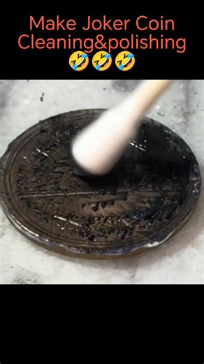 Make Joker Coin Cleaning and polishing🤣 @topfans @followerseveryone @highlightseveryone #fbreelsfypシ゚viralfbreelsfypシ゚viral #viralvideo #viralpost2025 #cleaning #restoration #polishing #coin | Prince Bustamante A.
