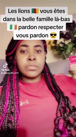 Vous êtes comme ça dans la belle famille là-bas 🇨🇮 les lions🇨🇲🤣 donc respecter vous pardon | Kelly official