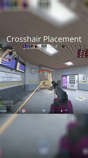 Crosshair Placement #cs2 #cs2tips #cs2aim