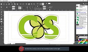 Bitmap contour - SignCut Draw