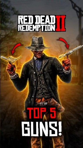 Top 5 Legendary Guns in RDR2 #rdr2 #reddeadredemption2