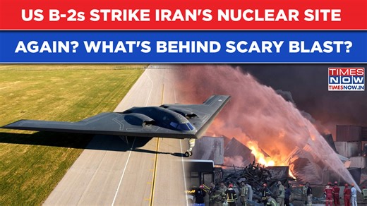 America's legendary B-2 stealth bombers do it again? Key Iran nuclear site rocked by a reported explosion. Reports: Blast at Parchin nuclear weaponization site. Trump is recognized for leaving his intentions vague. US President prefers preserving an aspect of surprise. In June 2025, Trump said 'Iran strike decision in 2 weeks'. But just under 48 hours later, the B-2 bombers bombed Iran #TNOriginals #TimesNow | TIMES NOW