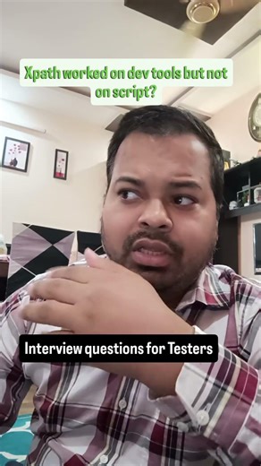 Xpath works fine in dev tools but not on the automation script why? #softwaretesting #selenium