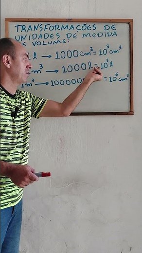 TRANSFORMAÇÕES DE UNIDADES DE MEDIDA DE VOLUME. 😎🥶