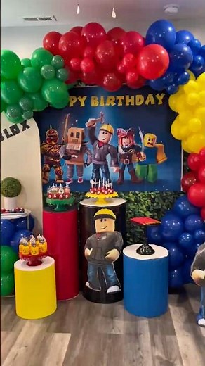 🎮 Decoración de Cumpleaños Roblox 🎉 Ideas y Productos para tu Fiesta #cumpleaños