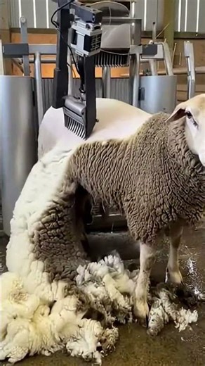 Testing process of wool-shearing machines