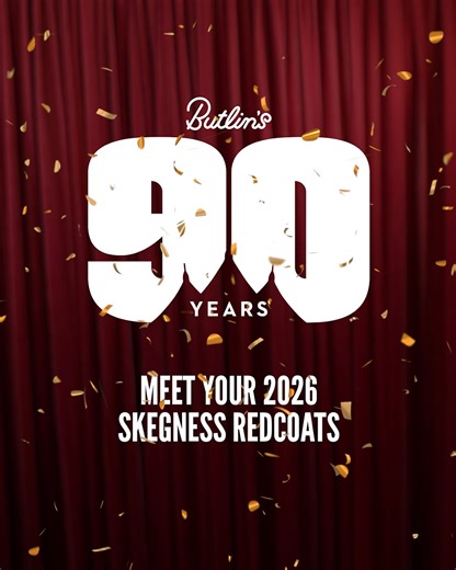 👋 Your 2026 Skegness Redcoats have arrived! ❤️🎂 Who’s staying with us at Skegness this year? #ReadyToButlins | Butlin's