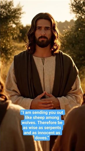 I am sending you out like sheep among wolves. Therefore be as wise as serpents and as innocent as