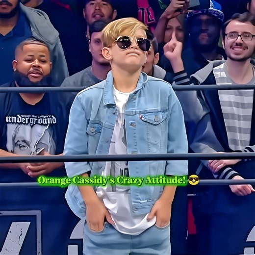 Orange Cassidy:No growth, just attitude aura💪#wwe #shortvideo #orangecassidy #aew #aura