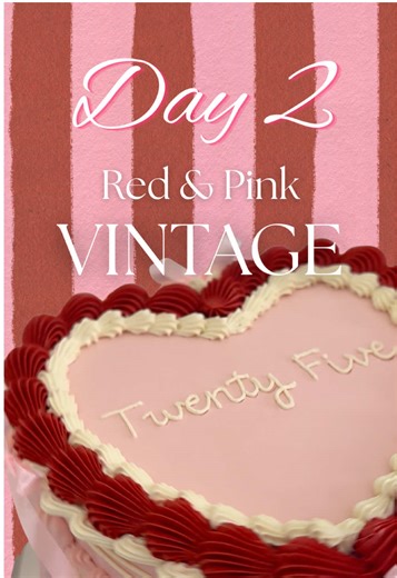 Tell me red and pink don’t go together… I’ll wait #baker #bakingtiktok #birthdaycake #cakes #cakedecorating