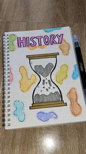 Creative HISTORY front page 🤩🪄 #frontpage #coverpagedesign #history