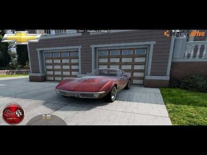Chevrolet C3 Corvette test drive on BeamNG.Drive