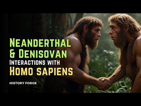 Neanderthal and Denisovan Interactions with Homo sapiens | Human Evolution