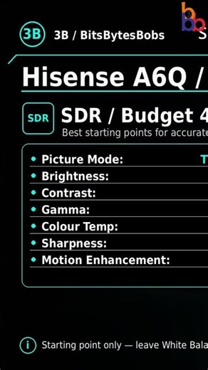 Hisense TV Calibration: Unlock PERFECT Picture Quality Now! #shorts
