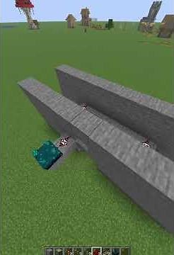 Sliding doors in Minecraft