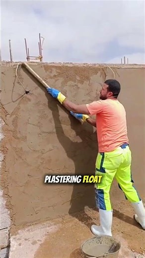 Perfect Wall Plastering Technique Using Professional Plastering Float