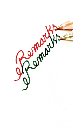 Word Writing | Beautiful Double Pen Calligraphy Art | Handwriting Practice