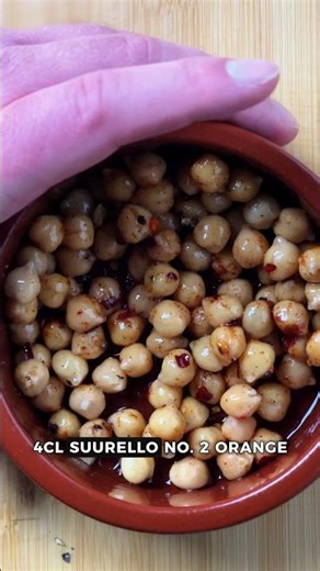Geröstete Kichererbsen mit Zitronen-Joghurt & Minze mit Suurello Maracuja