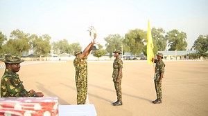 Champion Squadron in shout of victory award Military Training Centre NAF BMT course 45/2024 | Jerome Wuam