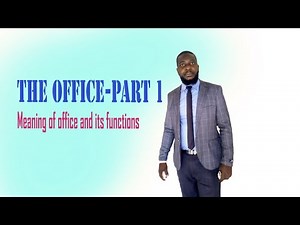 The Office| Business office|Meaning of office| Functions of an office| Business Studies class