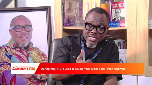 PHD supervisors are busy - Prof. Gyampo #thecareertrail #JoyNews #Joylearning | Joy Learning