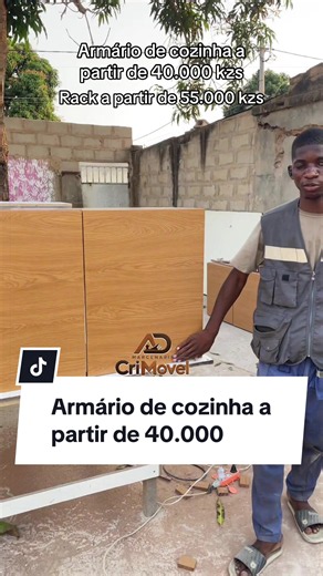 Armário de cozinha a partir de 40.000 kzs Rack a partir de 55.000 #armariodecozinha #armario #rack #moveisplanejados #cozinha @Adilson CriMovel - Marcenaria