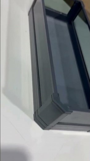 Grey Glass Pantry | Modern Kitchen Storage Unit | Sleek & Spacious Design