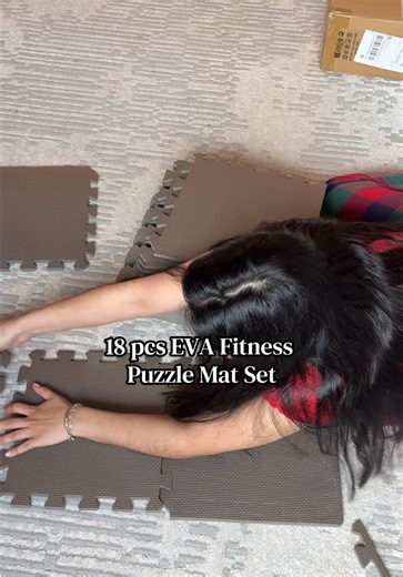 EVA Puzzle Mat Set for Home Gym & Kids' Play Area