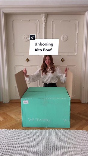 New In: Our ALTO pouf with storage space ⚡️ It’s not only stylish but also very practical - The XL pouf offers space for blankets, pillows and much more #WestwingCollection #NewIn #ALTOpouf #inspo #interior #homedecor #spacesaving #Westwing #storagefunction
