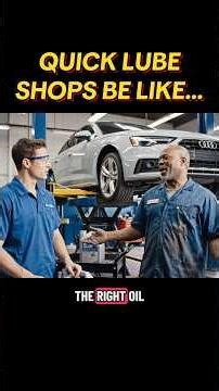 Quick lube shops out here like… #mechanic #oilchange #carenthusiast