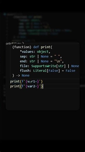 Python's Hidden f-String Debug Trick 🤯🐍 | The = Feature Every Developer Should Know